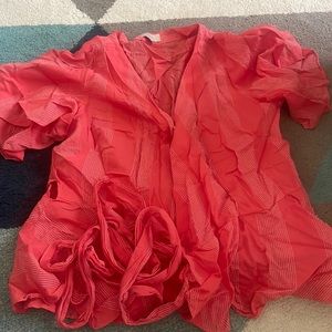 Wrap around dress top